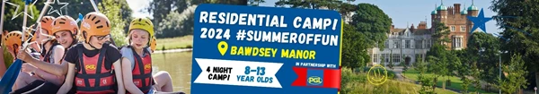 Bawdsey Manor 4 night residential camp