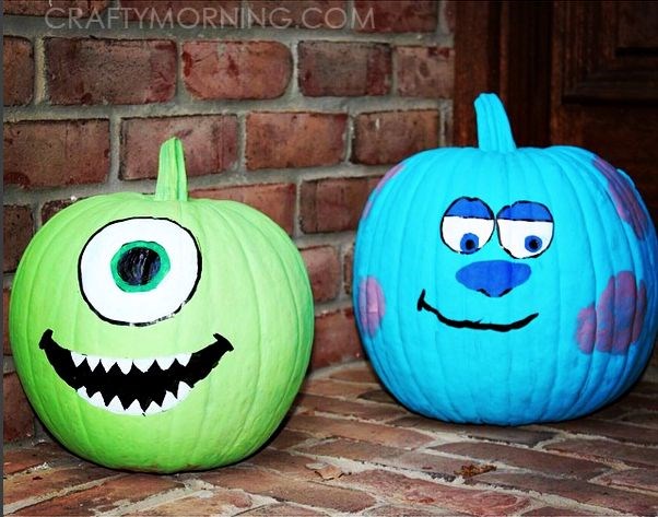 Monsters inc. pumpkins
