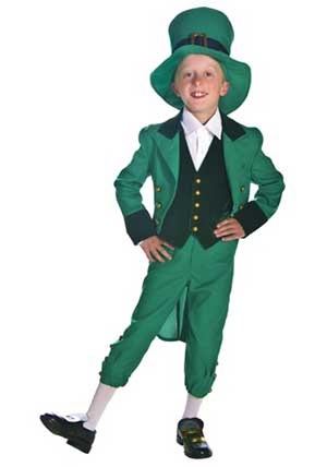 Homemade Leprechaun costume for kids