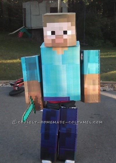Homemade Minecraft Halloween costume