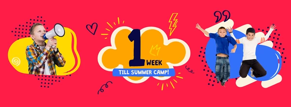 Summer camp 2025 1 week countdown