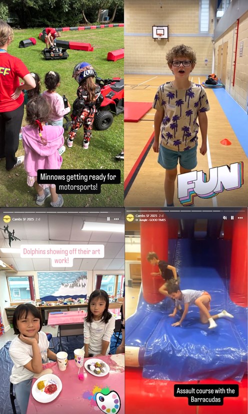 Barracudas camps instagram takeovers from 28th July to 1st August 2025