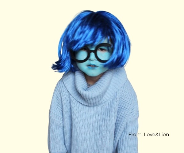 Inside Out home made kids Halloween costume