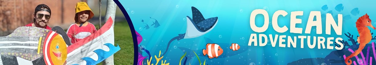 Barracudas summer camp weekly theme: Ocean Adventures